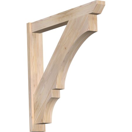 Ekena Millwork Balboa Slat Smooth Outlooker, Douglas Fir, 5 1/2"W x 38"D x 38"H OUT06X38X38BOA06SDF